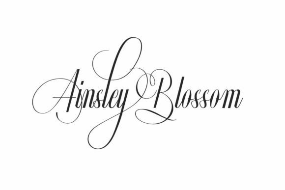 Ainsley Blossom: A Romantic Font for Digital Branding