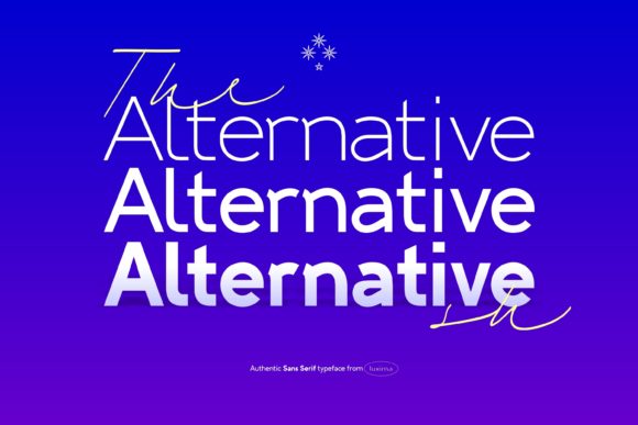 Alternative SH: A Modern Sans Serif Font for Digital Marketing