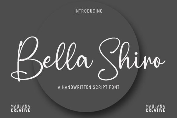 Bella Shiro: A Modern Script Font for Editorial Elegance
