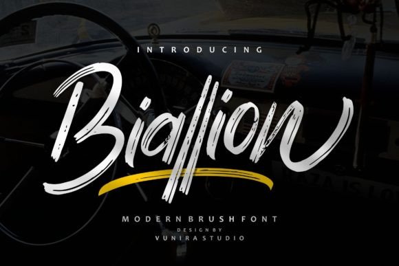 Biallion: A Fresh Handwritten Font for Modern Branding