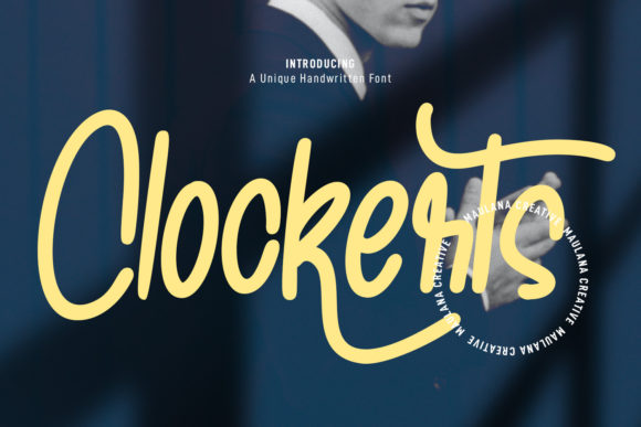 Clockerts: A Modern Script Font for Polished Branding