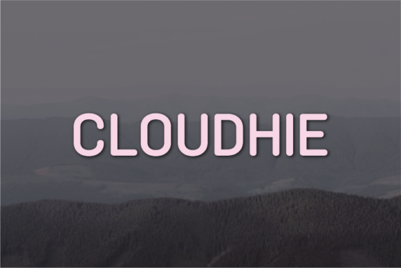Cloudhie: A Modern Sans Serif Font for Branding Projects