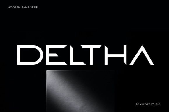 Deltha: A Modern Sans Serif Font for Digital Branding