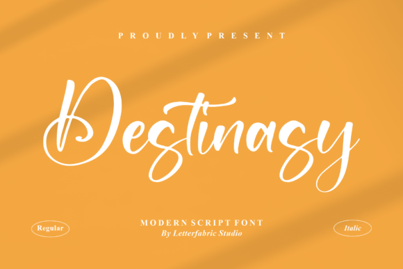 Destinasy: A Modern Script Font for Brand Consistency