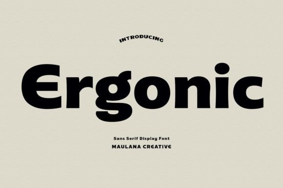 Ergonic Font for Professional Branding