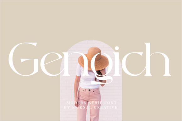 Gengich Serif Font for Modern Branding
