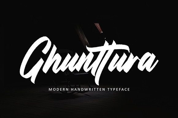 Ghunttura: A Modern Handwritten Font for Impactful Campaigns