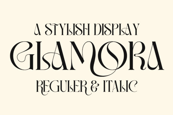 Glamora: A Serif Font for Timeless Branding