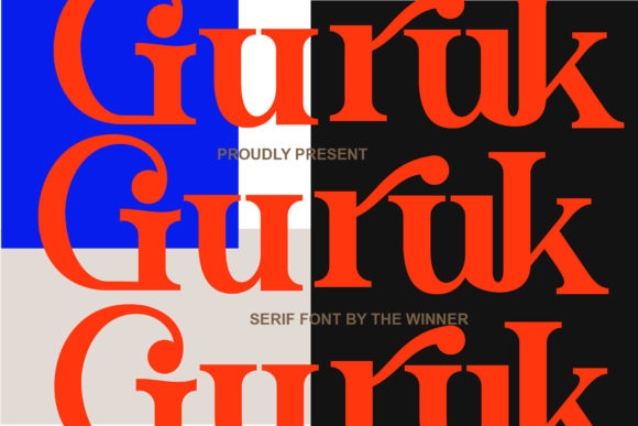Guruk Sans Serif Font for Handmade Creations