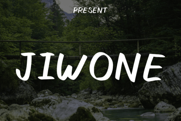 Jiwone: A Modern Handwritten Typeface for Branding
