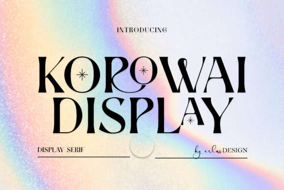 Korowai: A Modern Serif Font for Your Brand