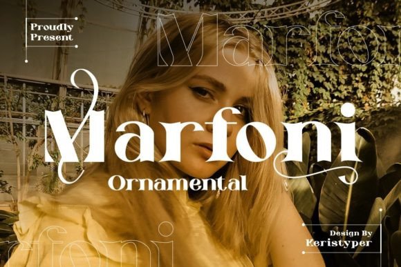 Marfoni: A Playful Serif Font for Modern Branding