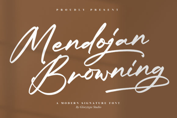 Mendoja Browning – A Modern Font for Bold Campaigns