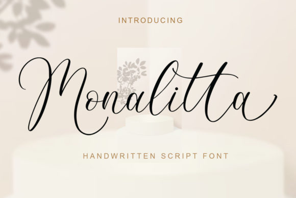 Monalitta: A Luxurious Script Font for Creative Makers
