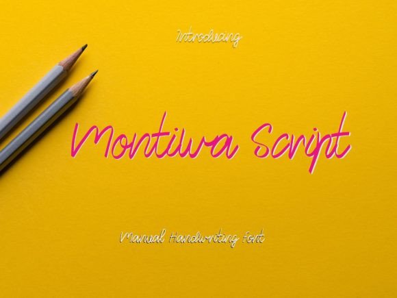 Montiwa: A Sweet Script Font for Modern Campaigns