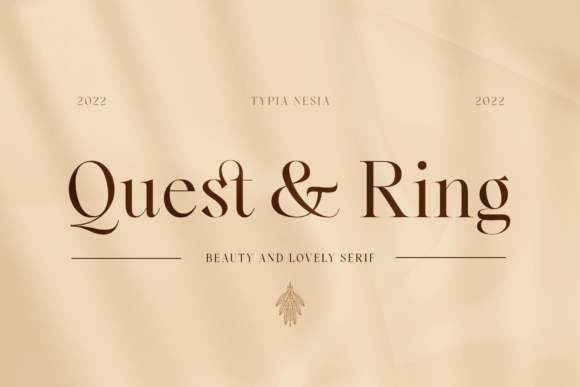 Quest and Ring: A Modern Serif Font for Digital Branding