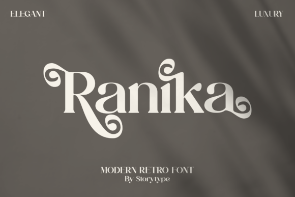 Ranika: A Serif Typeface for Timeless Editorial Design