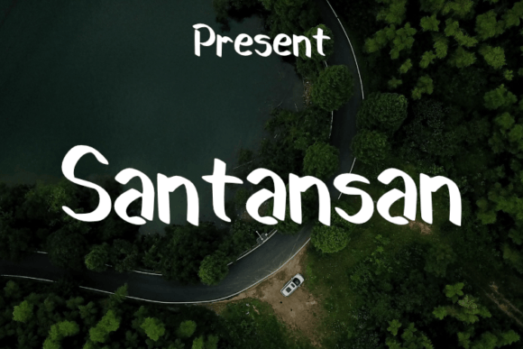 Santansan: A Modern Script Font for Elegant Branding
