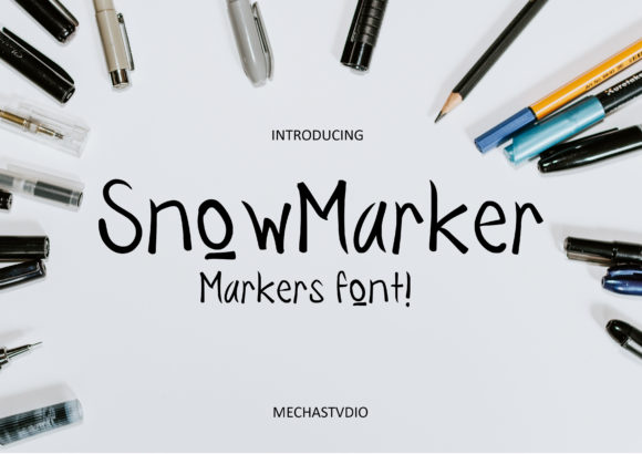 Snow Marker: A Modern Script Font for Clear Campaign Design