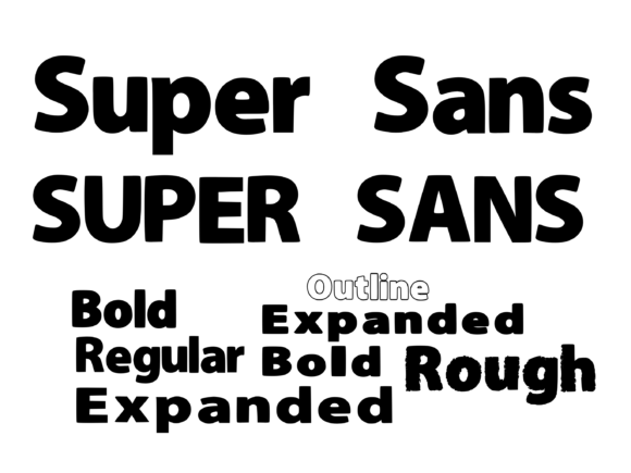 Super Sans: A Modern Font for Editorial Elegance
