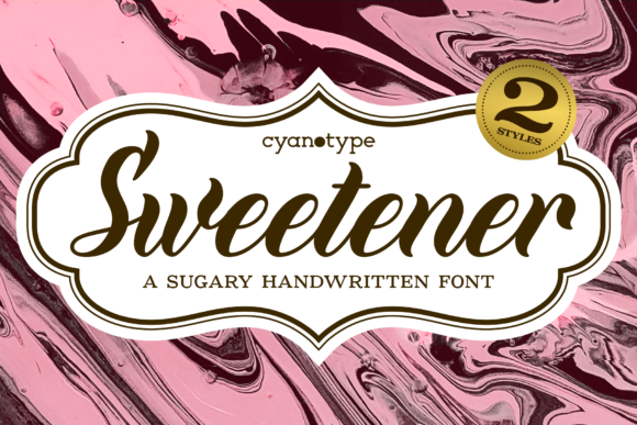 Sweetener: A Balanced Script Font for Digital Branding