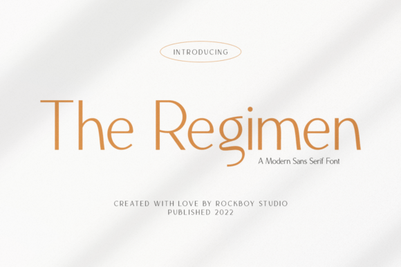 The Regimen – A Modern Sans Serif Font for Web Design