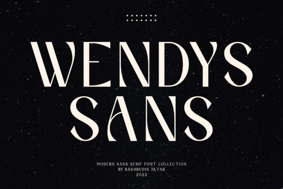 Wendys: A Modern Sans Serif Font for Web Design