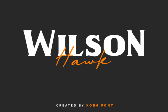 Wilson Hawk: A Playful Serif Font for Digital Creativity
